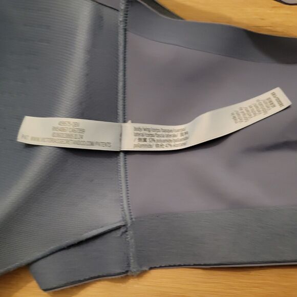 Victoria's Secret Knockout Bra 38DDD  Front Close Sports Zip Women's Gray-Blue - Picture 6 of 12